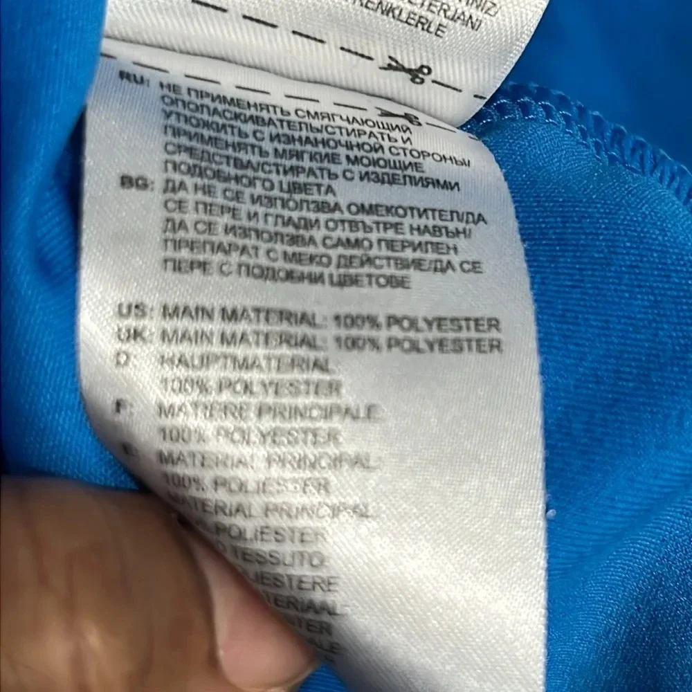 Adidas Electric Blue ClimaCool Athletic Shirt - Size XL